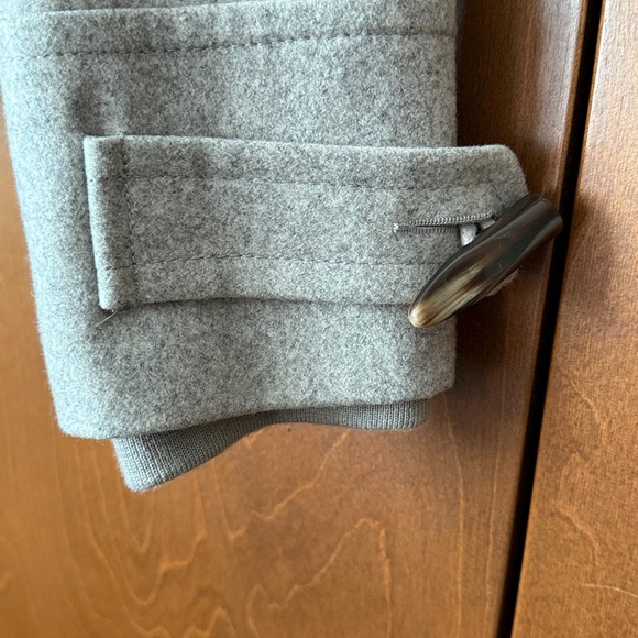 Elevenses Anthropologie First Frost Sz 2 Gray Toggle Coat EUC - Picture 5 of 10